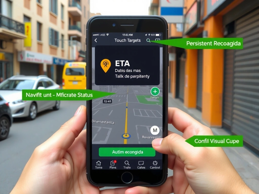 App de logística con anotaciones