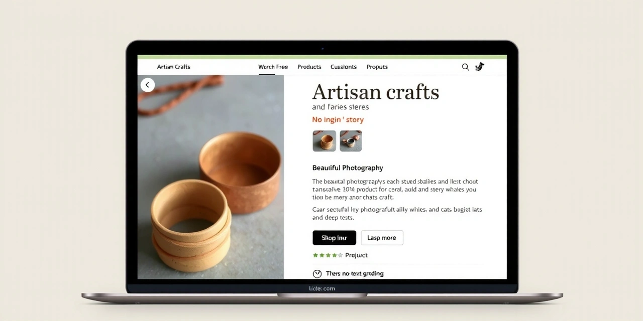 E-commerce de artesanías